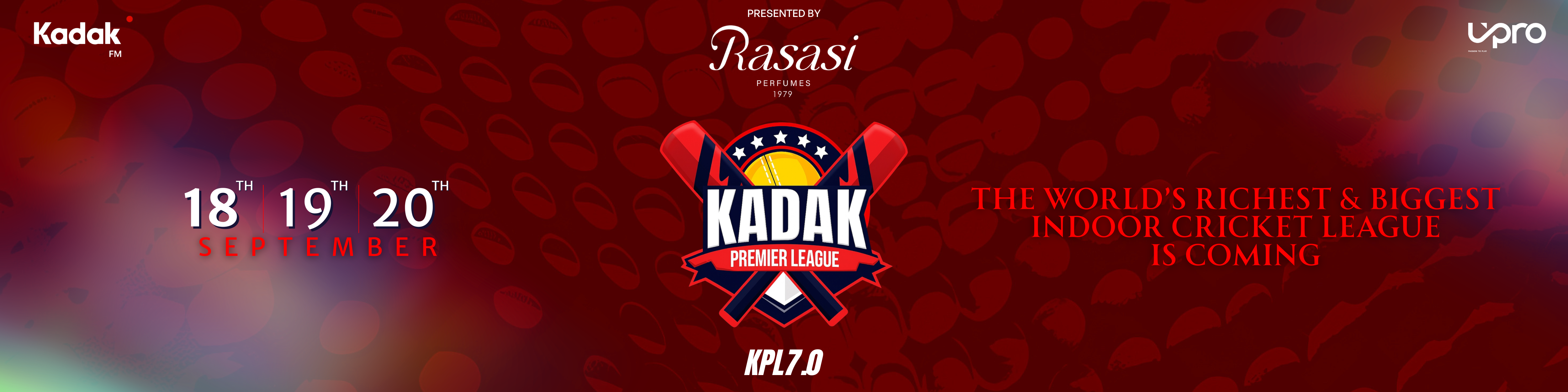 Kadak Premier League KPL 7.0 indoor cricket league, 18th 19th 20th September